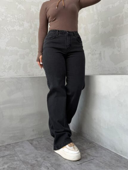 شلوار رگولار ذغالی کد محصول : ۴۱۳۲